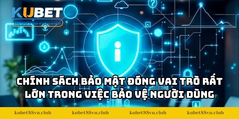 Chính sách bảo mật đóng vai trò rất lớn trong việc bảo vệ người dùng